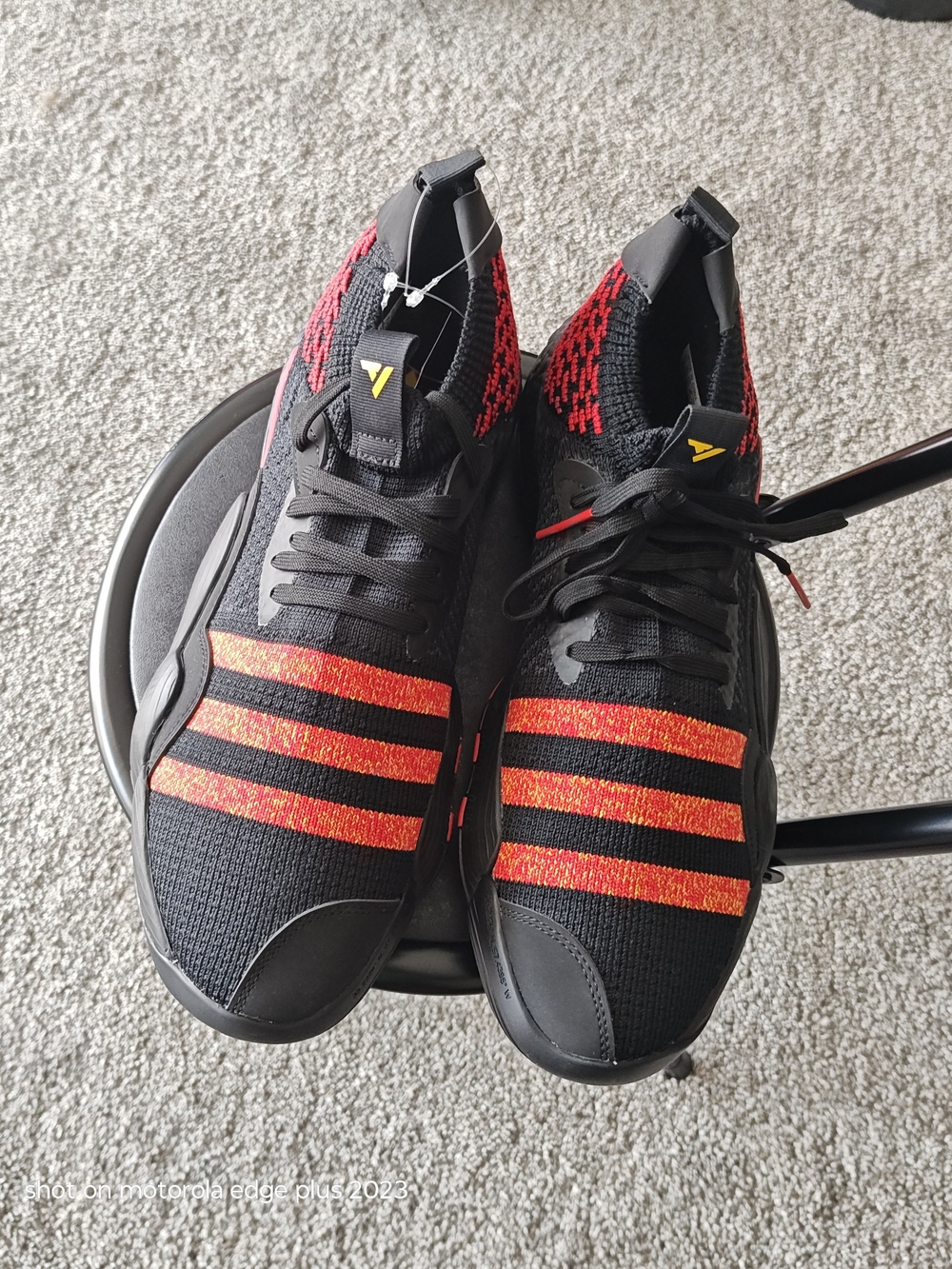 Adidas Basketball Trae Young 2 Men's Black Red Sneakers Size 11